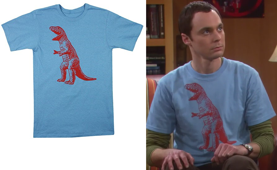 Sheldon's dinosaur t shirt Clearance