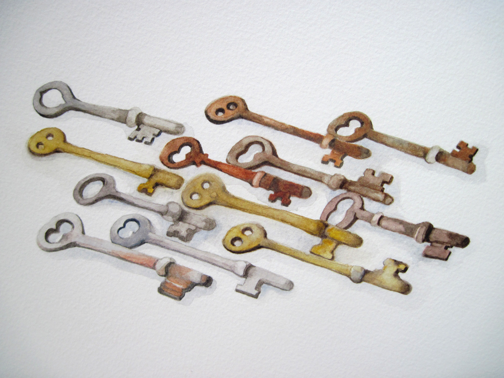 cloudery • pen & ink 2011 Keys (study)