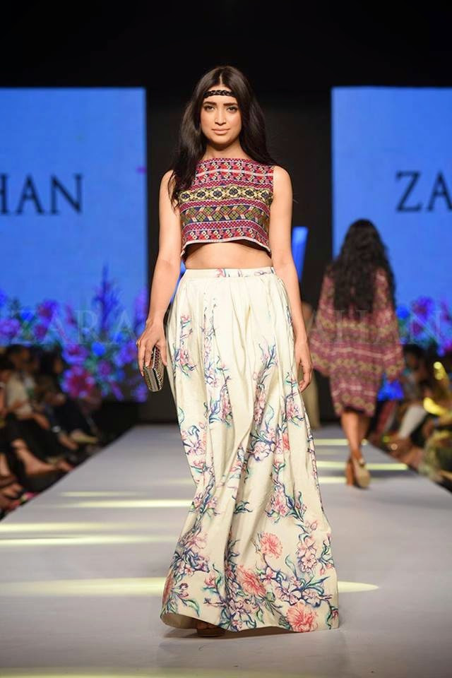 Zara Shahjahan beautiful TPFW 2015 summer dresses