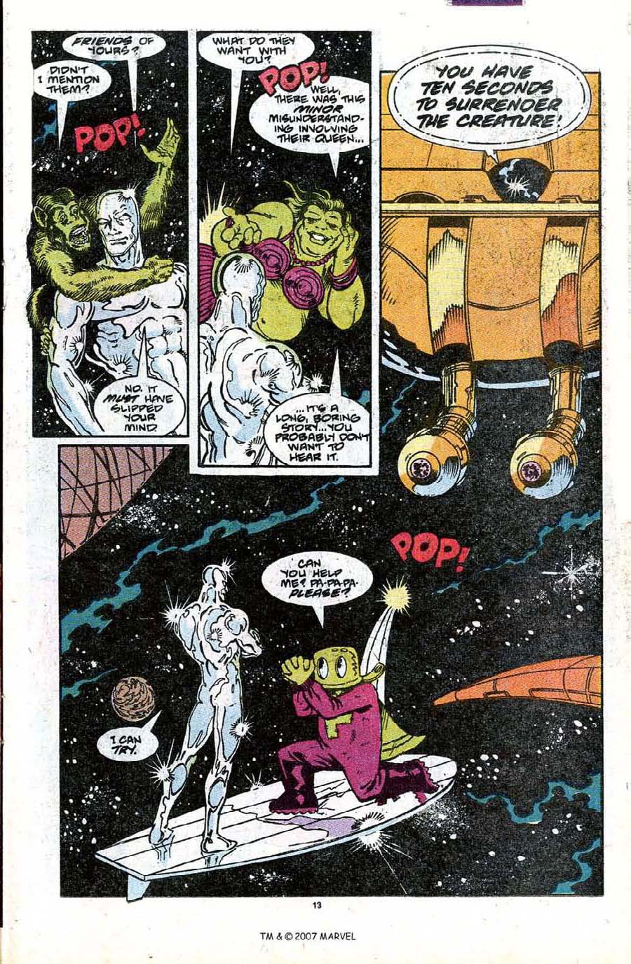 Read online Silver Surfer (1987) comic -  Issue #33 - 15
