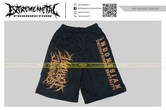 MEN'S SHORTS SADISTIC TORTURE - Indonesian Uncompromise Brutality ( Gold )