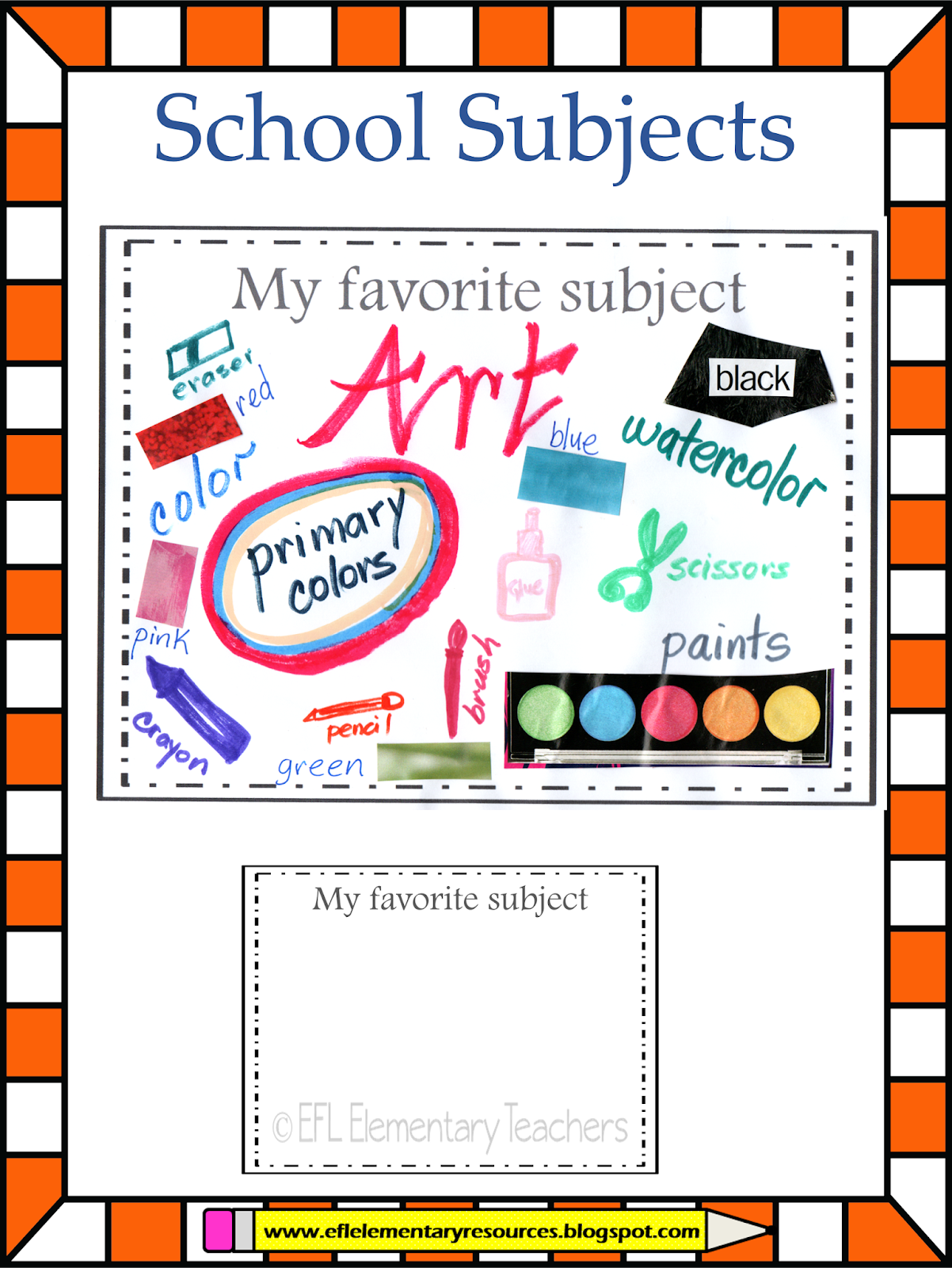 EFL Elementary Teachers School Subjects for Elementary ESL