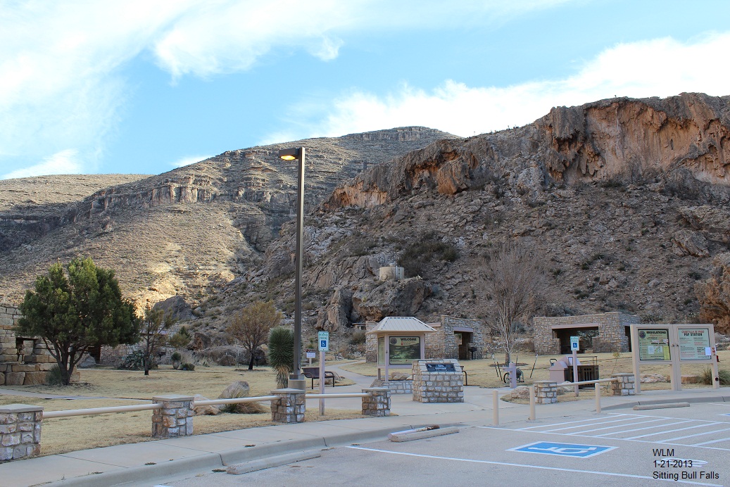 Sitting Bull Falls In January Sitting bull falls are situated in a canyon high above these natural pools, and fall 150 feet down the sitting bull falls recreation area offers picnic tables, restrooms, and a pavilion, so you'll be set. sitting bull falls in january
