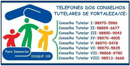 Telefones dos Conselhos Tutelares de Fortaleza/CE
