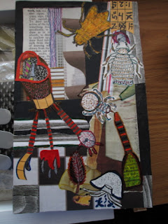 mixed media collage