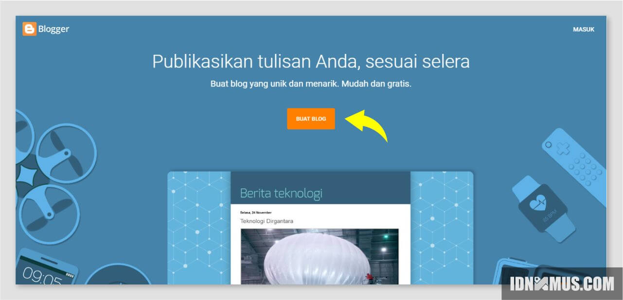 Cara Membuat Blog Gratis