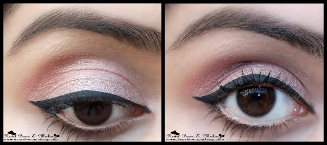 Lakme Absolute Shine Line Black Liquid Liner Review Swatches, neutral eyemakeup,winged liner