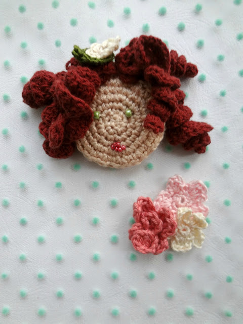 Crochet Girls' Brooches