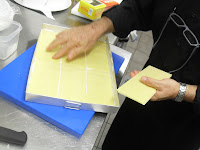 Colocación láminas de lasaña