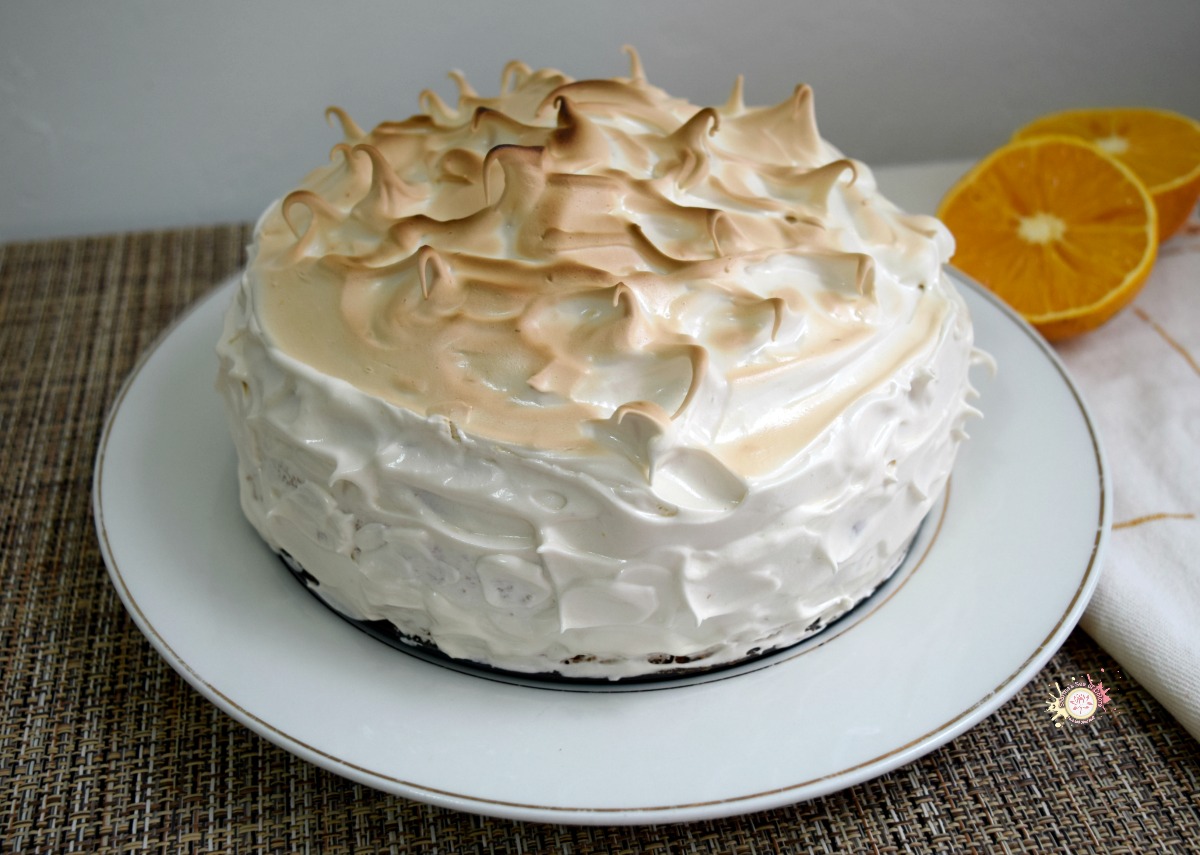 Pastel de naranja y merengue por menos de 3 euros Sabrina´s Sea of Colors