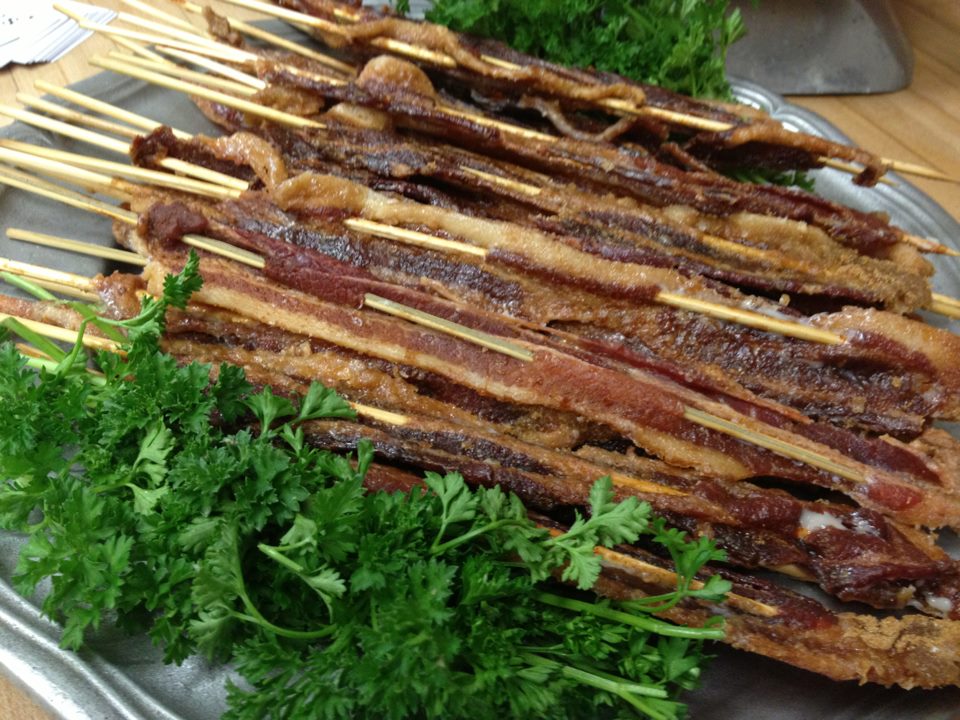 Lemleys' Catering and 240sweet Recipe Candied Bacon on a Stick