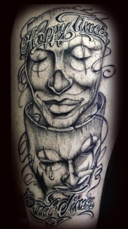 smile now cry later tattoo smile now cry later tattoo