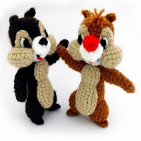 PATRON CHIP AND DALE AMIGURUMI 27902