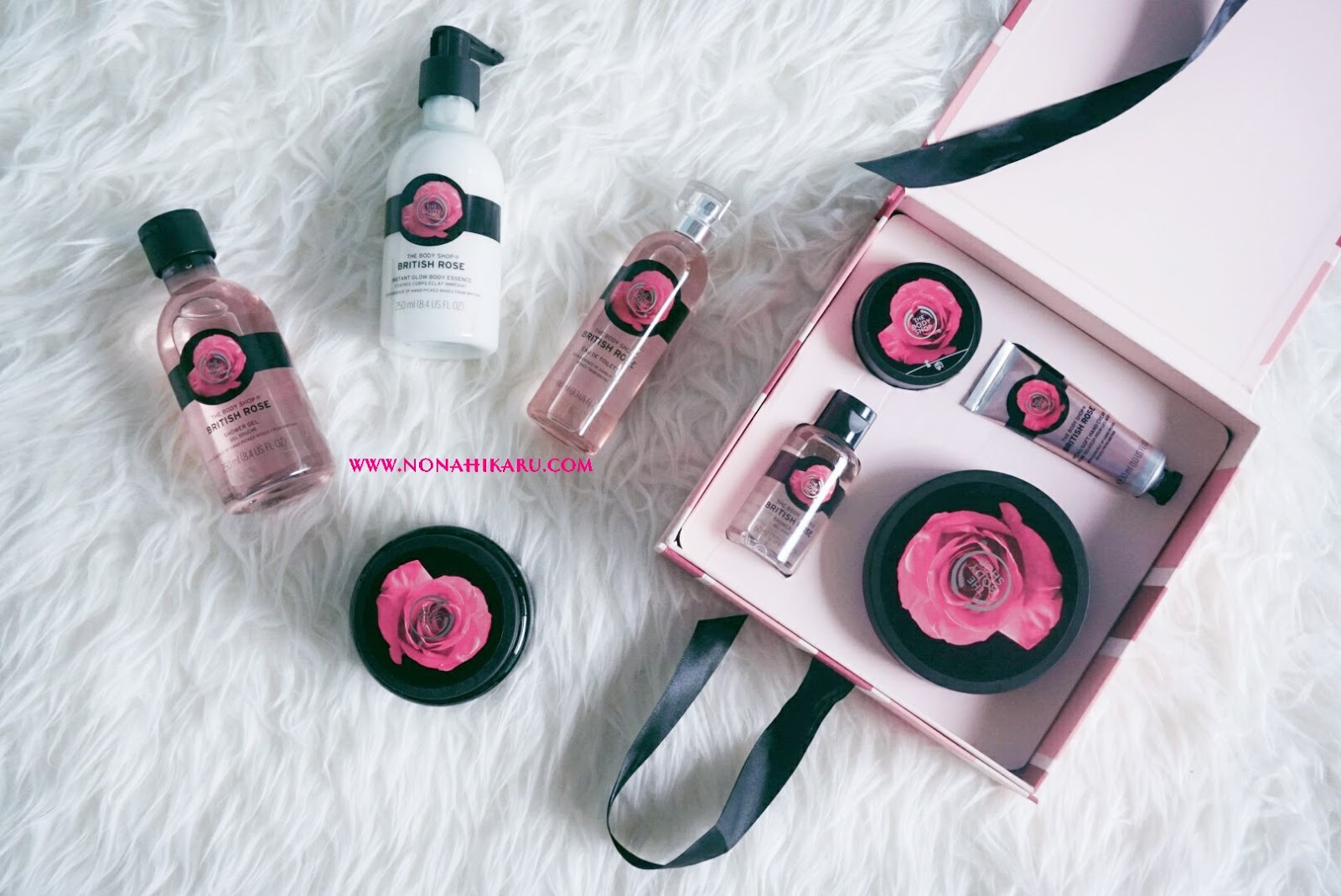 Jual The Body Shop British Rose Edt Gift Set Collection Paket