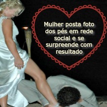 Imagem ilustrativa - Mulher posta foto dos pés em rede social e se surpreende com resultado