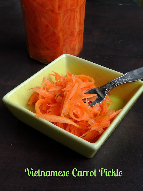 Vietnamese carrot pickle, Vegan Carrot pickle