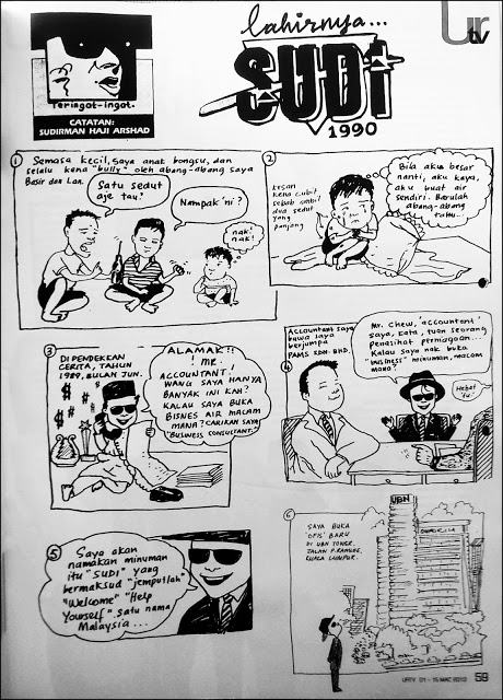 komik hasil lukisan Allayarhan Dato' Sudirman Hj Arshad