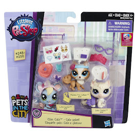 Littlest Pet Shop 3-pack Scenery Madame Pom LeBlanc (#248) Pet