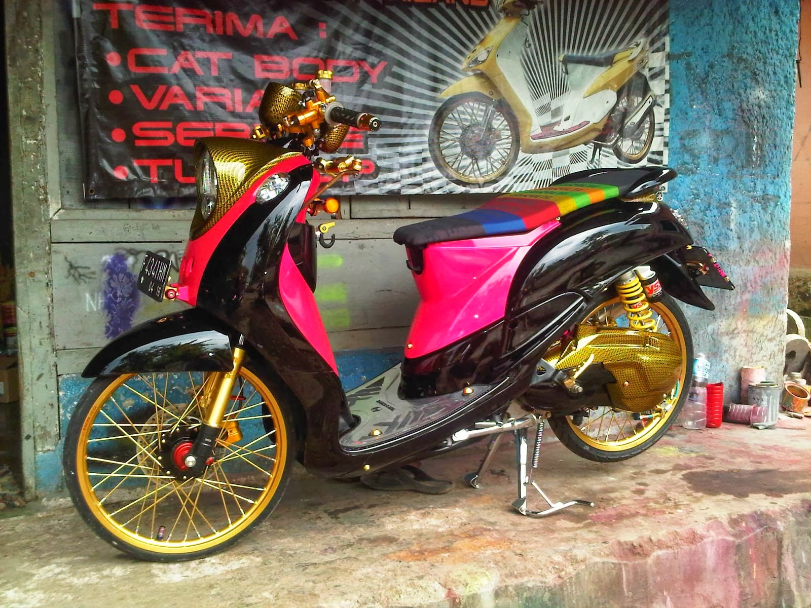 Modifikasi Motor Mio Sporty Thailook  Pecinta Modifikasi