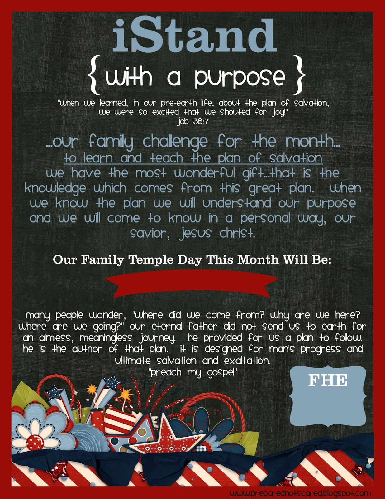 Prepared NOT Scared!: 2014 Monthly Theme Pages and Ideas