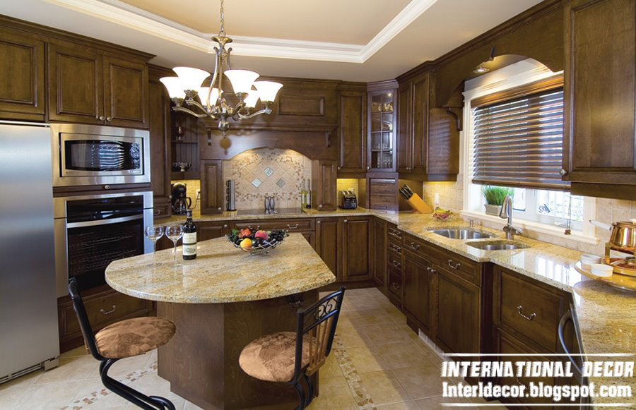 Classic wood kitchen designs, wood kitchen furniture