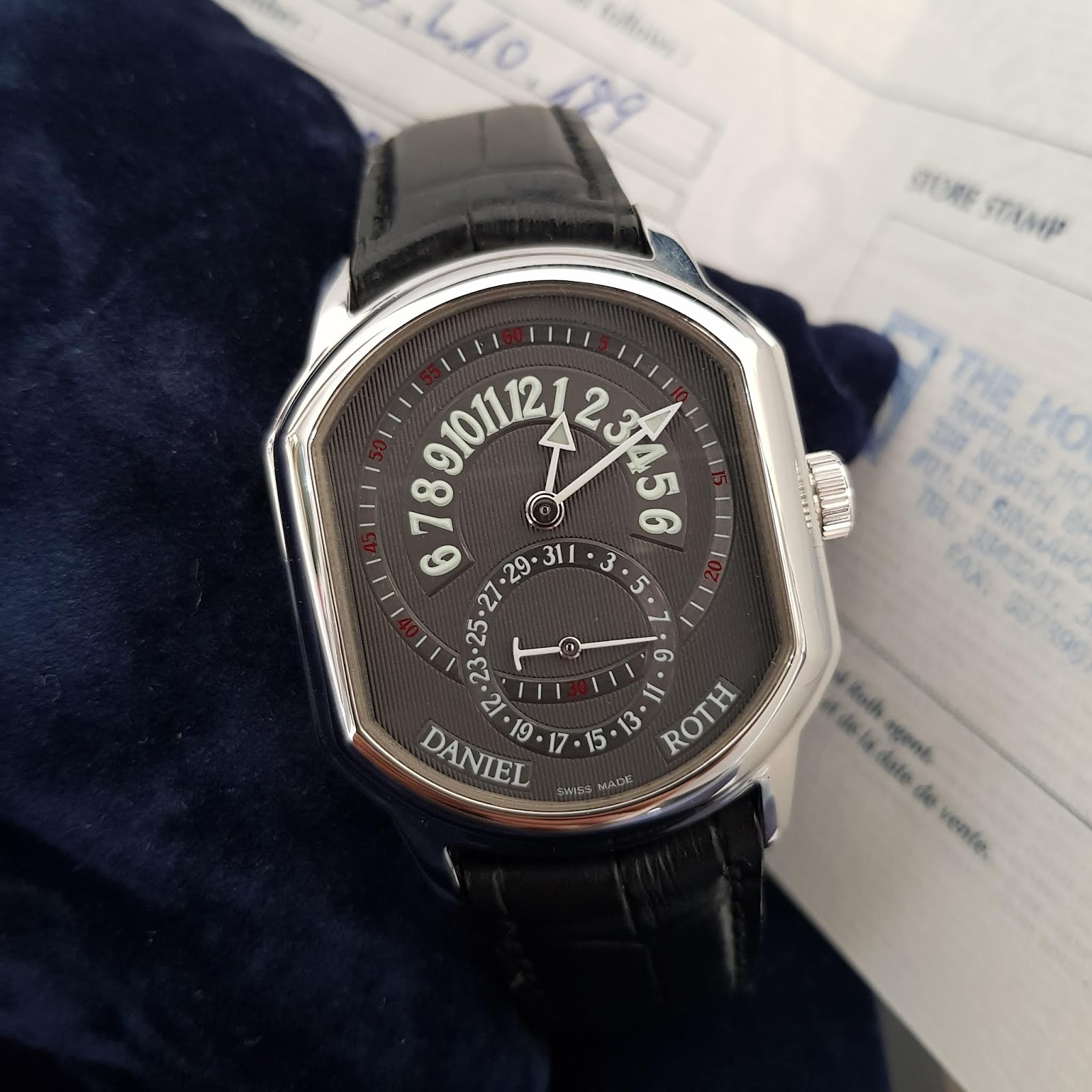 Jual Beli Jam Tangan Arloji Mewah Second Original Buy Sell Trade In Sold Preowned Daniel Roth Premier Retrograde Calender