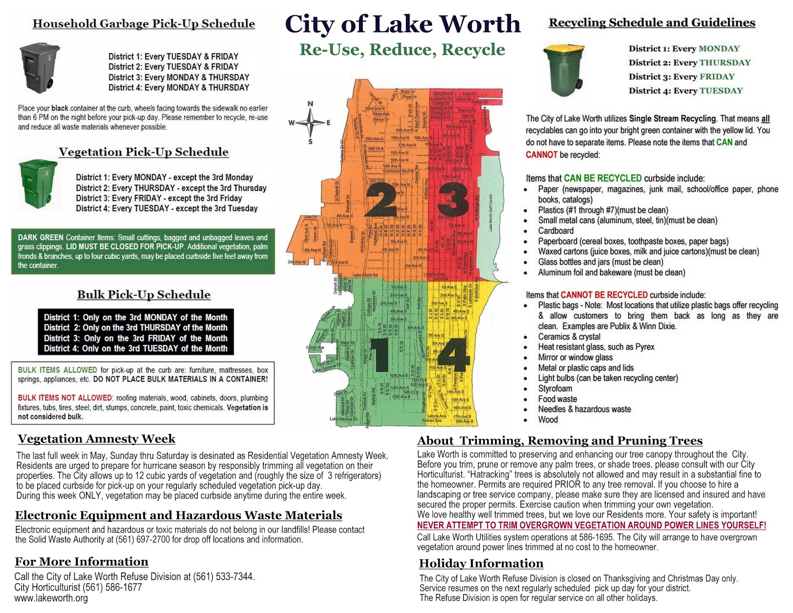 NAPC Perpetual Trash and Recycling Calendar