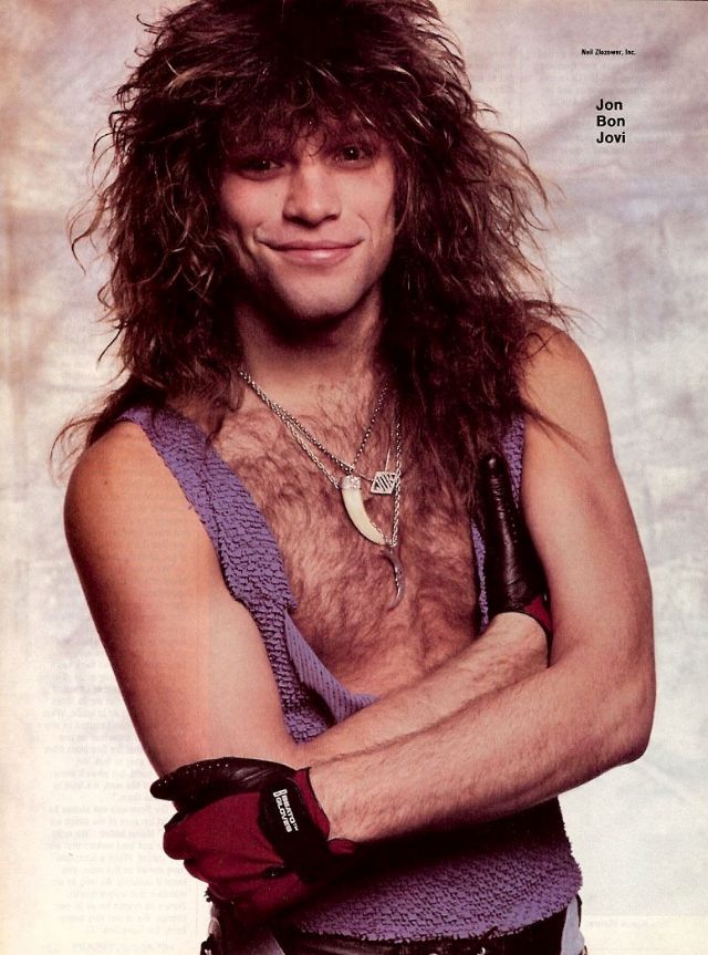 The 35 Most Awesomely Photos of a Young and Handsome Jon Bon Jovi in(01)
