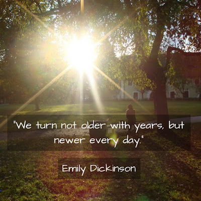 愛蜜莉 狄金生名言 We Turn Not Older With Years But Newer Every Day Emily Dickinson 想像力plus 痞客邦