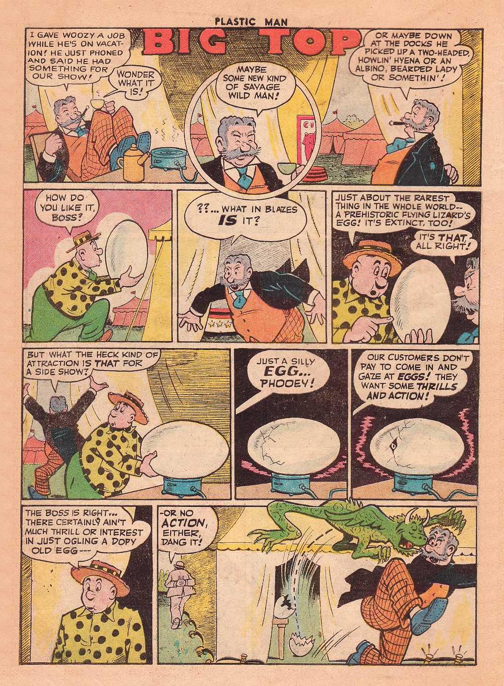 Read online Plastic Man (1943) comic -  Issue #60 - 10