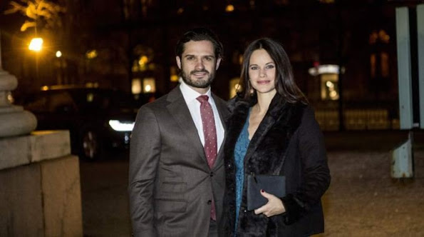 Prince Carl Philip of Sweden and Princess Sofia of Sweden attended the concert of “Christmas in Vasastan” at the Gustaf Vasa Church
