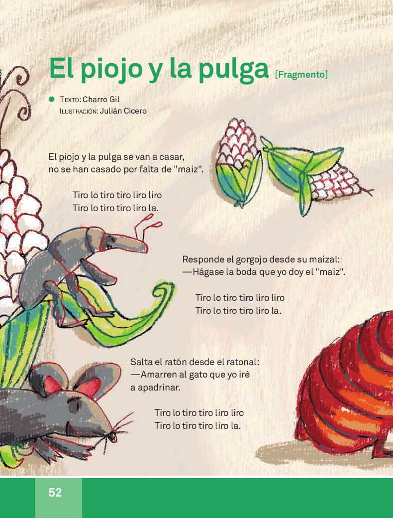 El piojo y la pulga - Español Lecturas 3ro 2014-2015