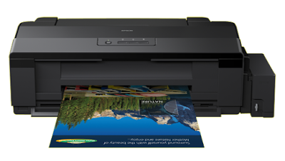 Large format printers are non something nosotros frequently come across Epson L1800 Driver Download