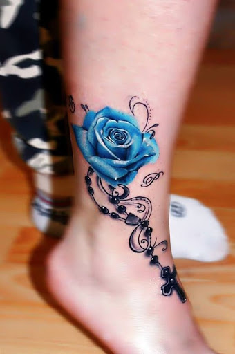 Rosa azul e Rosário