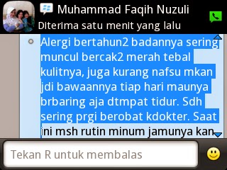Testimoni Jamu Wahyu Sejati Menyembuhkan Alergi dan menambah nafsu Makan Testimoni Jamu Wahyu Sejati Menyembuhkan Alergi dan menambah nafsu Makan