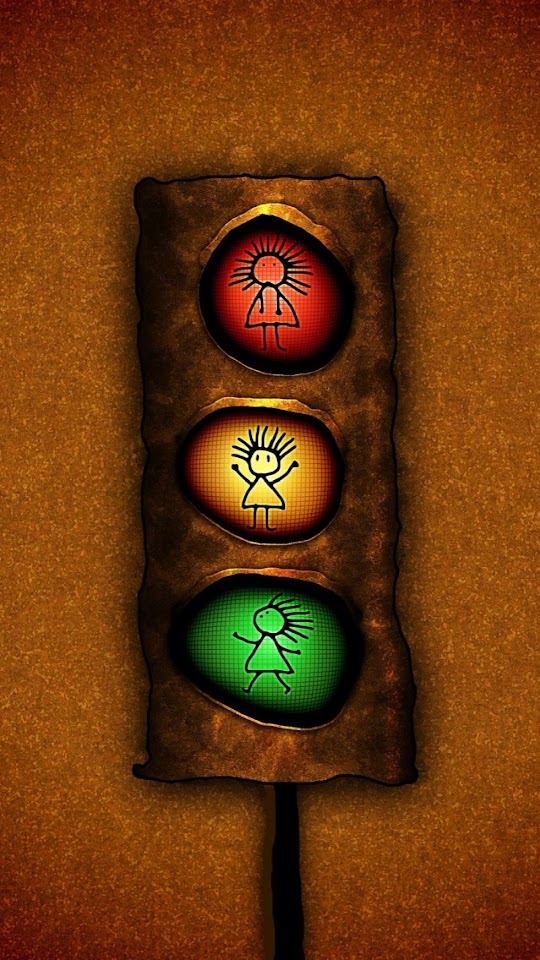   Cute Hand Drawn Traffic Lights   Android Best Wallpaper