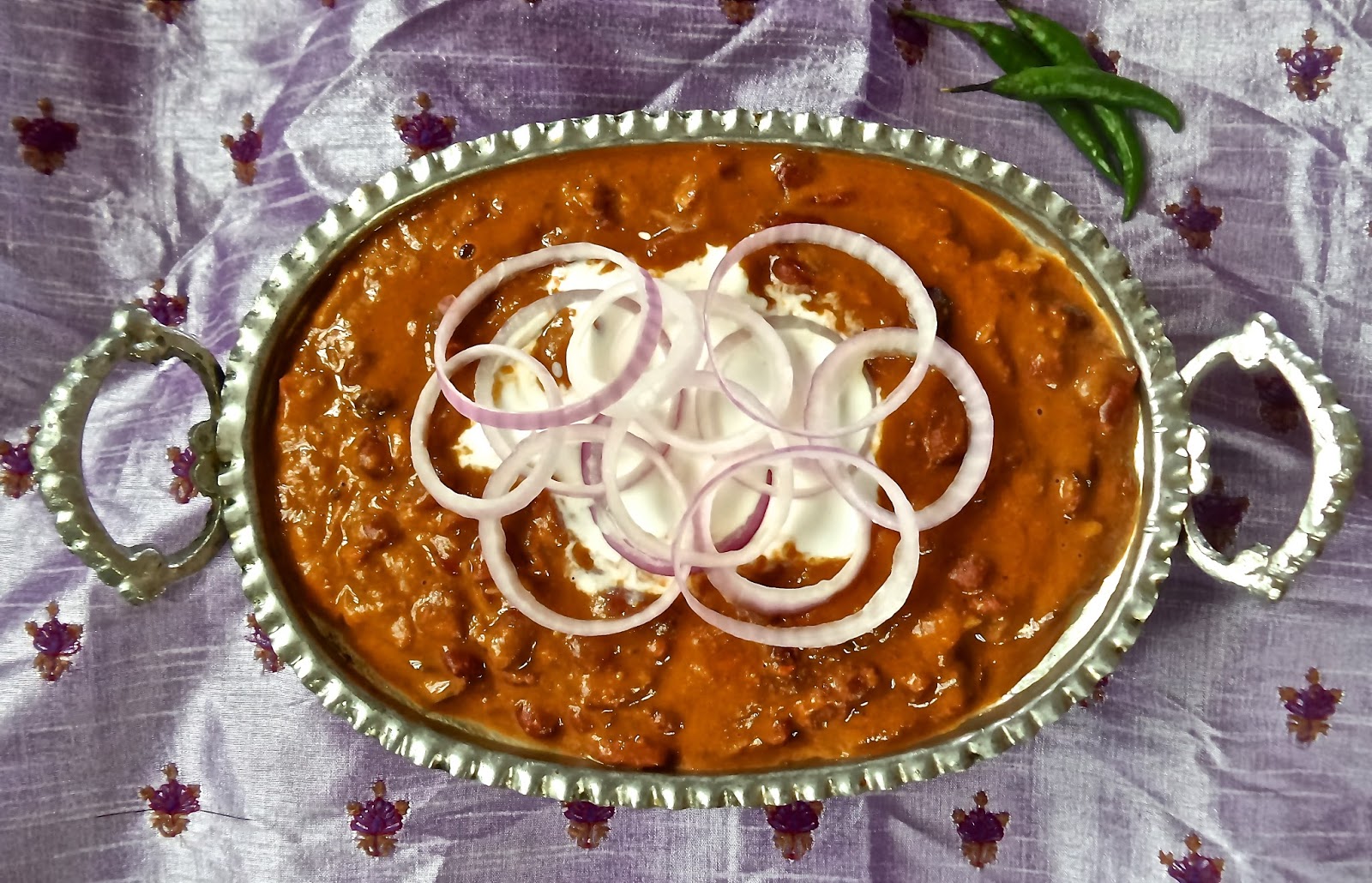 Keep Calm & Curry On Maharani Rajma (Curried Kidney or Pinto Beans)