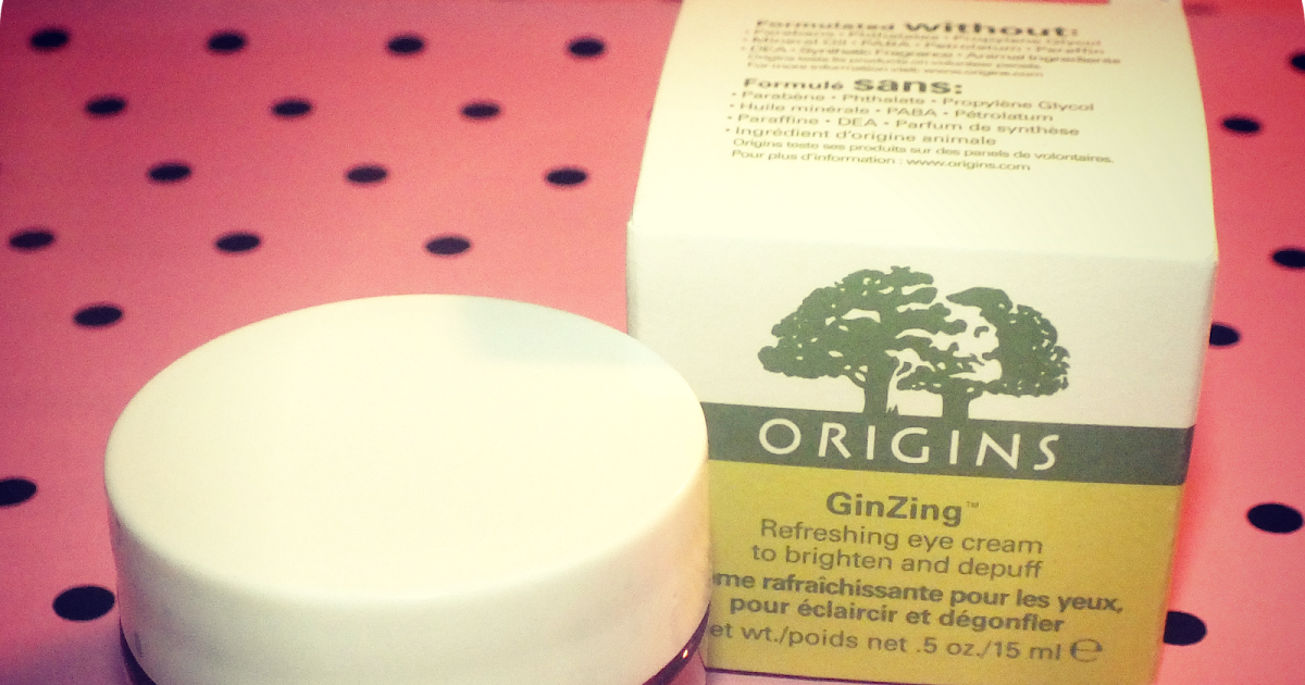 Origins GinZing Eye Cream | I Know all the Words