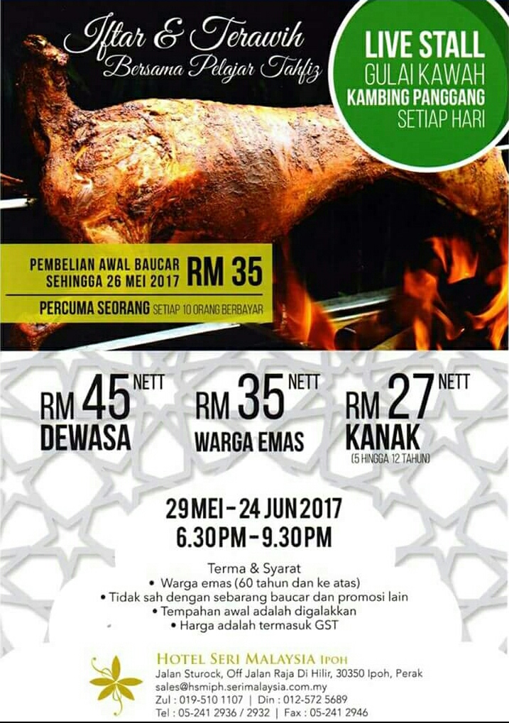 Senarai Buffet Ramadhan 2019 Di Ipoh Perak Lokmanamirul Com