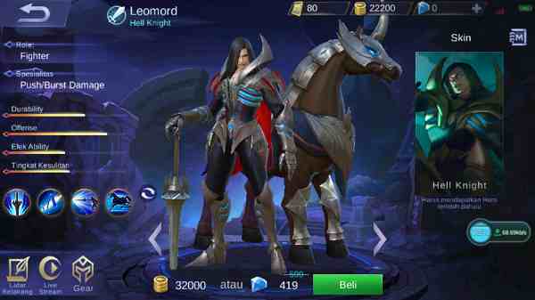 Guide Leomord Mobile Legend, Build, Skill, Ability, Set ...