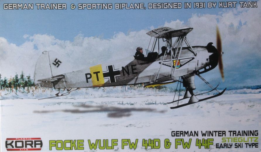 KORA Models 1/72 FOCKE WULF Fw-44E STIEGLITZ Late Luftwaffe Service 