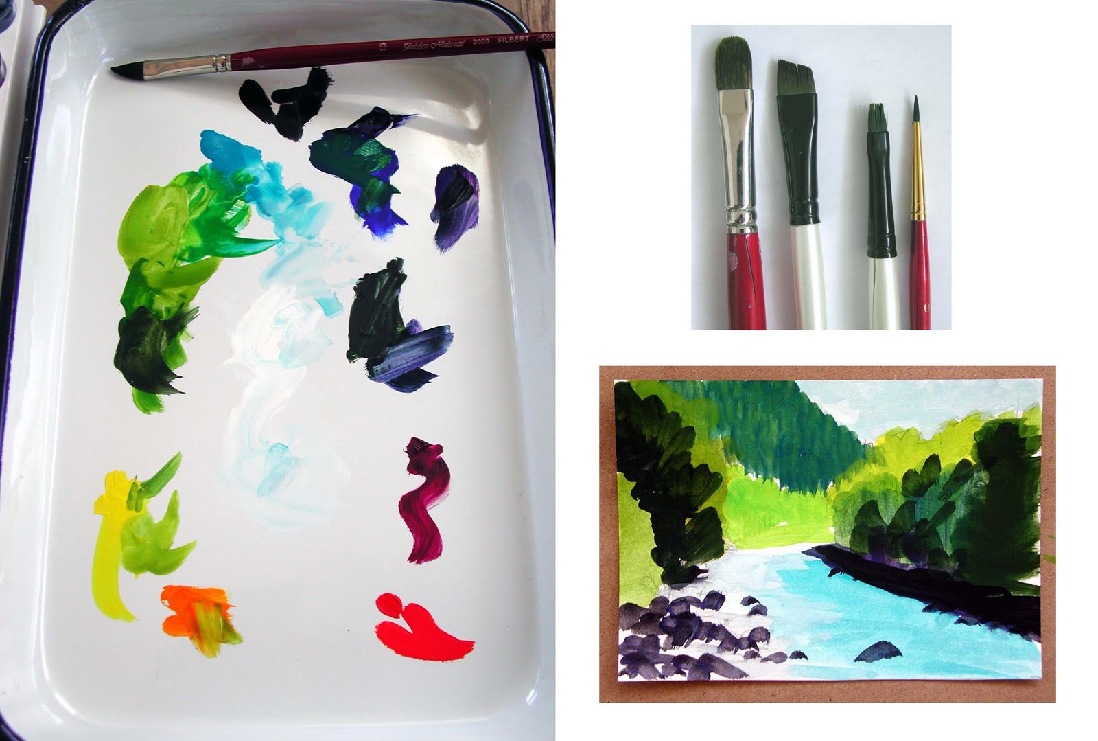 Deborah Secor Today's Art Class June 16—Gouache Basics