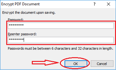Đặt mật khẩu file PDF với Word - H10