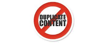 Duplicate Content - fixing tips 