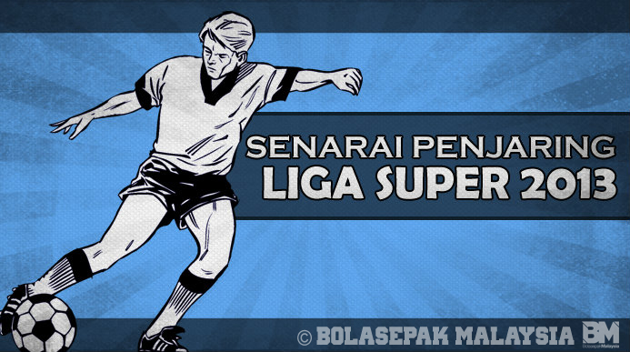 Bolasepak Malaysia Senarai Penjaring Liga Super 2013