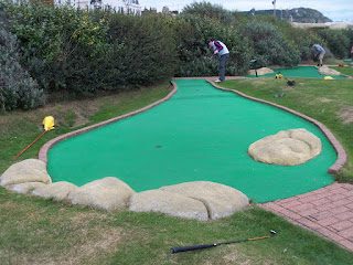 Minigolf course in Hastings
