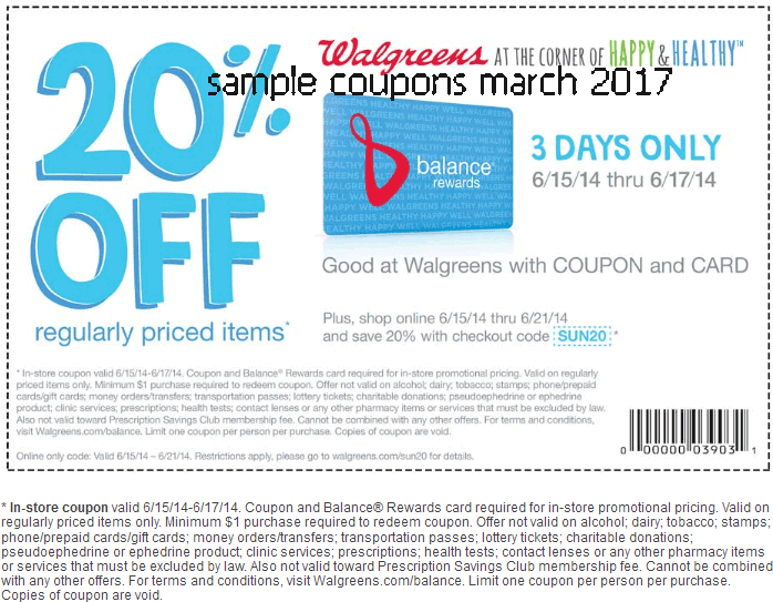 Free Promo Codes and Coupons 2023 Walgreens Coupons