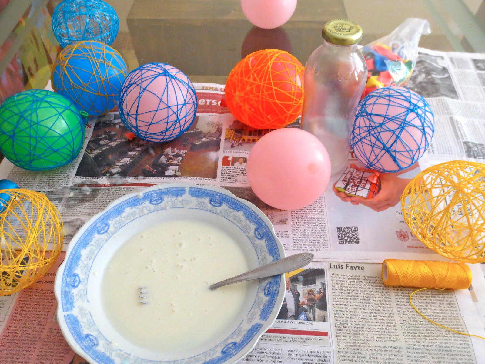 project balloons & string