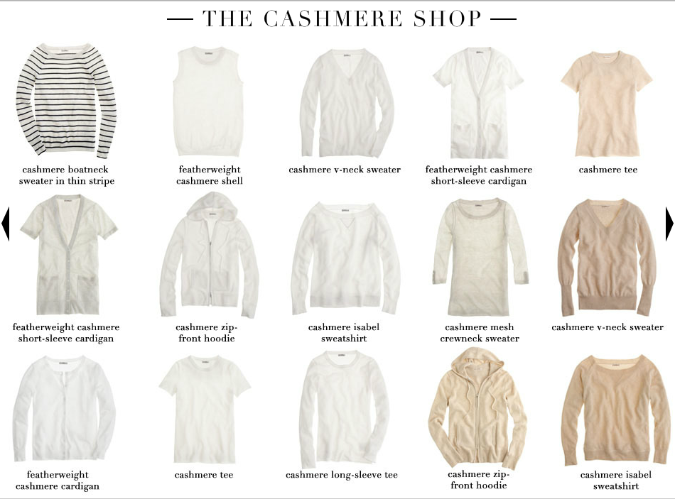 Just Visiting JCrew Cashmere 2012