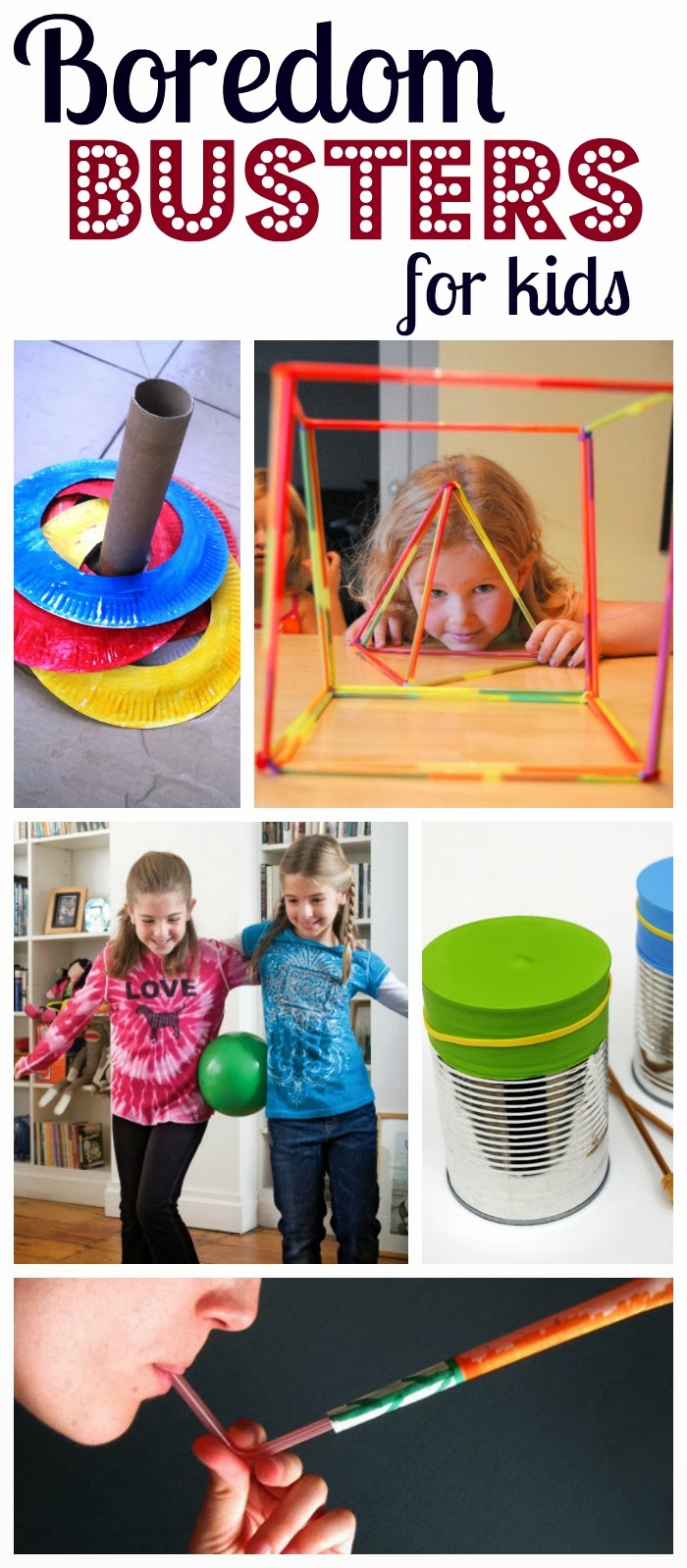25 Cheap to FREE boredom busters to keep kids having fun and make mom's day easier!